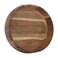Al Saif Gallery Wooden Bowl, 22 cm, Round - Dark Brown