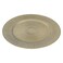 Round Plastic Serving Plate Al Saif Gallery, 33&times;33&times;1.7 cm - Gold
