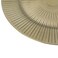 Round Plastic Serving Plate Al Saif Gallery, 33&times;33&times;1.7 cm - Gold