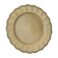 صحن تقديم دائري، بلاستيك، السيف غاليري، 33×33×1.6 سم - ذهبي
