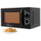 microwave 20 liters black 700 watts