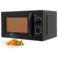 microwave 20 liters black 700 watts