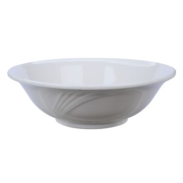 Melamine Plate, Saif Gallery, 7.2", Round, Deep - White