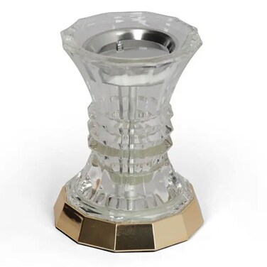 سيف غاليري مبخرة زجاجية، 53 واط، 12 × 12 × 17 سم، قاعدة ذهبية، EA2754CX/220 جم - شفاف