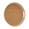 Wooden Serving Tray Alsaif Gallery, 12 Inch, Round - Wooden