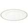 Porcelain Tray for Serving - Circular, Flat, White