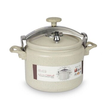 قدر ضغط فولكانو جرانيت، 15 لتر - بيج فاتح