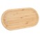 Oval Wooden Dessert Serving Dish, Alsaif Gallery, 24&times;12&times;2 cm - Wooden