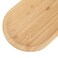 Oval Wooden Dessert Serving Dish, Alsaif Gallery, 24&times;12&times;2 cm - Wooden