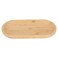 Oval Wooden Dessert Serving Dish, Alsaif Gallery, 24&times;12&times;2 cm - Wooden