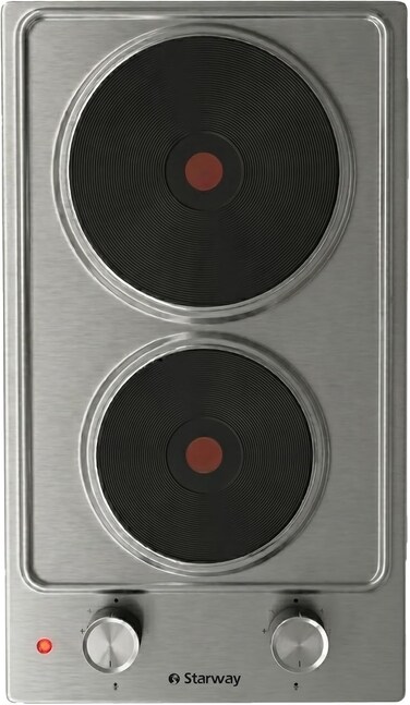 Starway 30 cm Built in Stone Cooker, Stainless Steel, 3500 W,