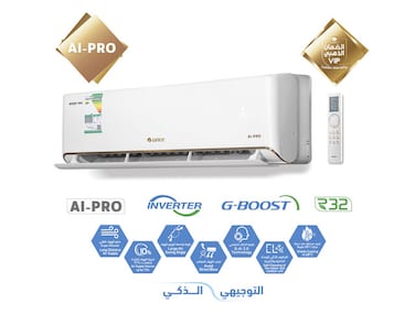 GREE  - GWC12AVCXD-S6DTA1C Split Air Conditioner - AI Pro Inverter  12000 BTU Cold Only  (Installation Not Included)