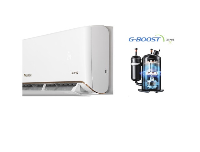 Thumbnail image for GREE  - GWH12AVCXD-S6DTA1C Split Air Conditioner HOT & COLD  - AI Pro Inverter  12000 BTU (Installation Not Included)