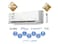 GREE  - GWC30AVEXH-S6DTA1B Split Air Conditioner - AI Pro Inverter  30000 BTU Cold Only (Installation Not Included)