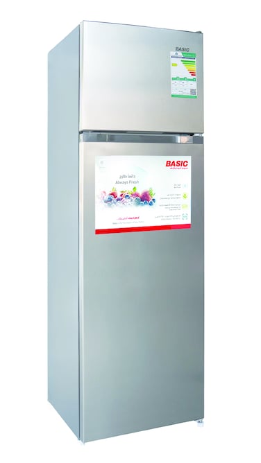 Basic - BRD-D240MLSS Double door refrigerator