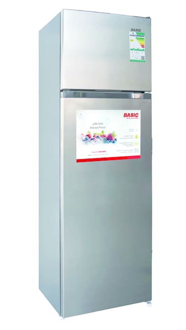 بيسك BRD-D280MLSS -  ثلاجة ببابين