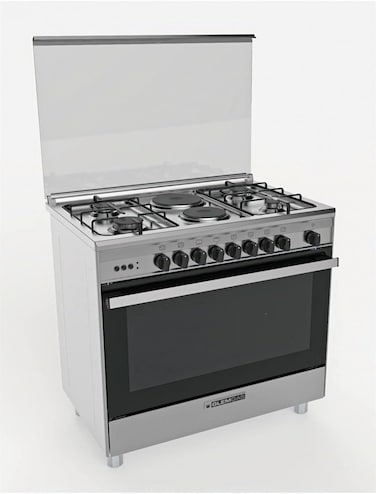 Glem Gas 134 Liter/Electric Cooker With 4+2 Burners - SE966GIFS (Installation Not Included)