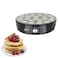 pancake maker, black, 24 burners, 1000 watts