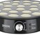 pancake maker, black, 24 burners, 1000 watts