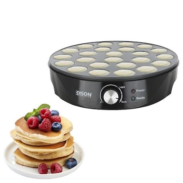 pancake maker, black, 24 burners, 1000 watts