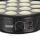Edison Mini Pancake Maker, 750 Watt, 14 Slots - Black