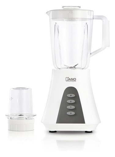Jano Electric Blender With Grinder Two Speeds And Control Switch 1.5 L 450 W JN06005 White/Grey