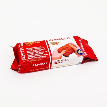 طين تشكيل بني مقوى لتجفيف الهواء عالي الجودة، 250 جرام