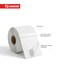 ملصقات شحن حرارية 100×150مم، 500 ملصق لكل رول، خالية من BPA