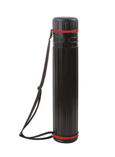 حافظة مخطوطات قابلة للتمديد 60–90 سم، أنبوب رسوم مع حمالة كتف