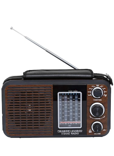 مايكروبلس راديو قابل للشحن مع راديو Mp3/Wma فك تشفير مزدوج FM-AM-SW1-6-USB-SD PS-4333