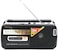 راديو ومسجل كاسيت M-50 اسود/اسود
