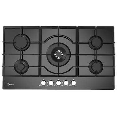 Midea Built-In Gas Hob 5 Burners 90cm Black (Installation Not Included)