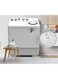 Hisense Twin Top Washing Machine, 14KG, White Color, E Class - WSDE141 (Installation Not Included)