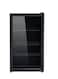 Justinghouse 90L Glass Door Display Refrigerator Black (Installation Not Included)