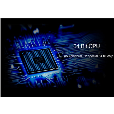 شاشة ذكية 60 بوصة 4K مع أندرويد، واي فاي، HDMI، USB، Ethernet، وحامل حائط مجاني - GVC-60TUS5100.