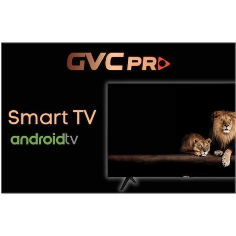 شاشة ذكية 60 بوصة 4K مع أندرويد، واي فاي، HDMI، USB، Ethernet، وحامل حائط مجاني - GVC-60TUS5100.
