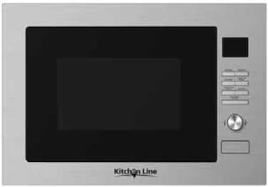 Kitchen Line Built In Microwave 34 Litre Pressure Door KL34DCSS