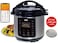 Xper Pressure Cooker 6 Liters, 1000 Watts, Granite, WiFi, Mandi Attachment, XP PC1006