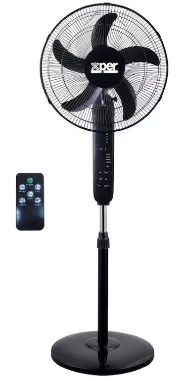 Xper Stand Fan 70 Watts, 16 Inches, With Remote, XPVF-700W