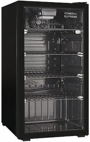 General Supreme 72 Liter Single Door Showcase Refrigerator With Digital Temperature Control, GS-128 With 2 Years Warranty (Installation Not Included)