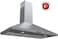 GS General Supreme Wall Compact Suction With Pyramid Design Chimney 90cm, Suction Rate 1000 M3/H, 3 Speed Propeller, Stainless Steel (Installation Not Included)