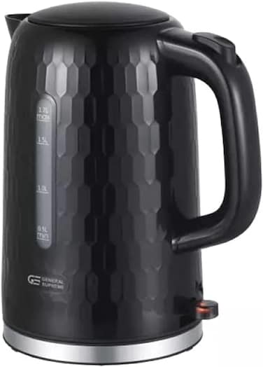 General Supreme 1.7 Liter Electric Water Kettle, 1850-2200W, Gray
