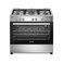 General Supreme Gas Cooker 5 Burner Cast Iron, 90X60, Full safety, Steel (Installation Not Included)