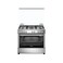 General Supreme Gas Cooker 5 Burner Cast Iron, 90X60, TurboFAN, Full safety, Steel (Installation Not Included)