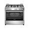 General Supreme Gas Cooker 5 Burner Cast Iron, 90X60, TurboFAN, Full safety, Steel (Installation Not Included)