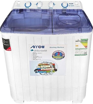 ARROW TWIN TUB SEMI-AUTOMATIC WASHING MACHINE 10 KG, RO-11TTB