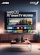 ARRQW 75 Inch 4K Ultra HD Smart Android LED TV-Frame Less, MEMC Enhance gaming, Design, Mirror Cast, HDMIUSB Wi-Fi Input, Netflix, YouTube, Prime video+ ThinQ AI +,75 SMART Black RO-75LPW