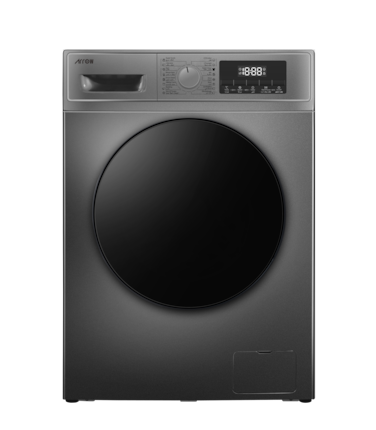 ARROW FRONT LOAD WASHING MACHINE 10KG, DARK SILVER COLOR, DOUBLE LAYER DOOR, RO-11FWTS-01