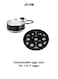 Arrow EGG BOILER, Detachable Egg Rack 1-7 EGG,400 Watts Stainless Steel Cooking Bowl, BLACK COLOR, RO-07EBD