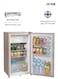 Arrow 3 Cu.Ft Single Door Refrigerator 84L Compact Fridge, Grey, Low Noise R600a - RO-100RDKR